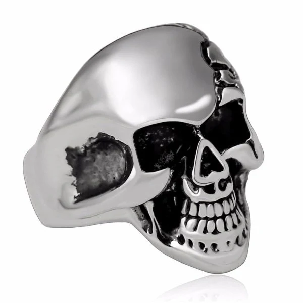 Bague Crâne Au Sourire