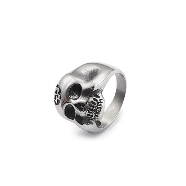 Bague Crâne de Helheim en Acier