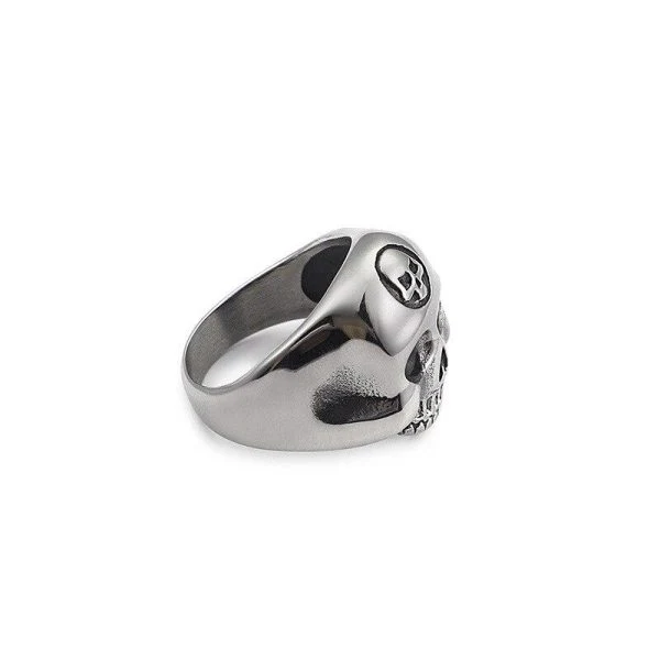 Bague Crâne de Helheim en Acier - Image 3
