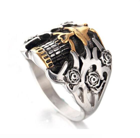 Bague Tête de Mort Démon des Abysses - Image 2