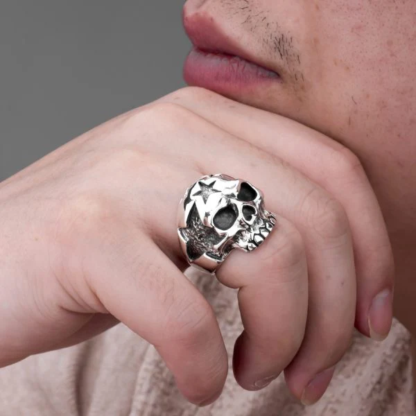 Bague Tête de Mort du Vagabond - Image 3