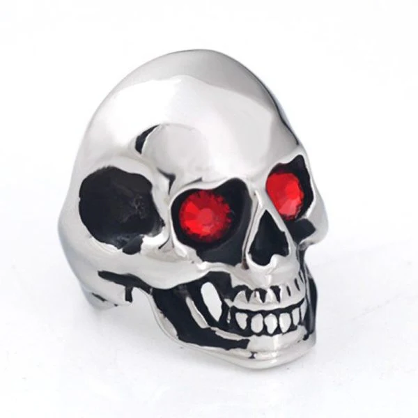 Bague Tête de Mort Titan Noir - Image 2