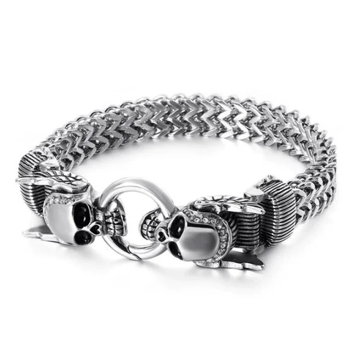 Bracelet viking Crâne d'Odin