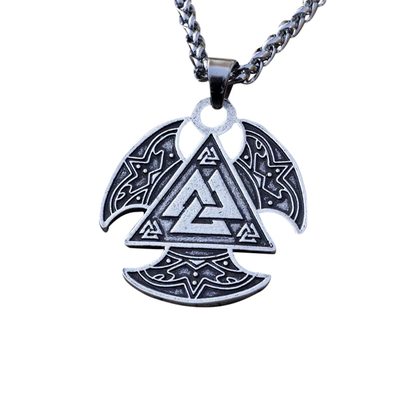 Collier Viking Valknut - Entrelacement du Destin