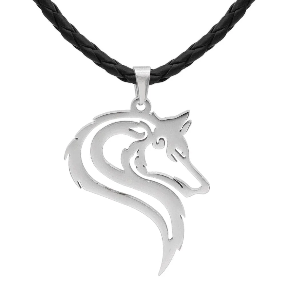 Collier Viking Loup Fenrir - Héritier de la Forêt - Image 2