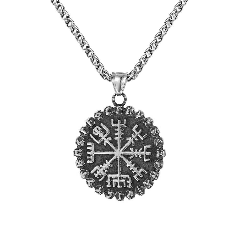 Collier Viking Runes et Heaume - Symbiose Mystique - Image 2