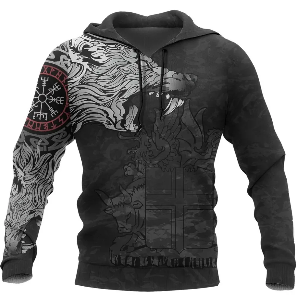 Sweat-shirt Viking Loup Féroce
