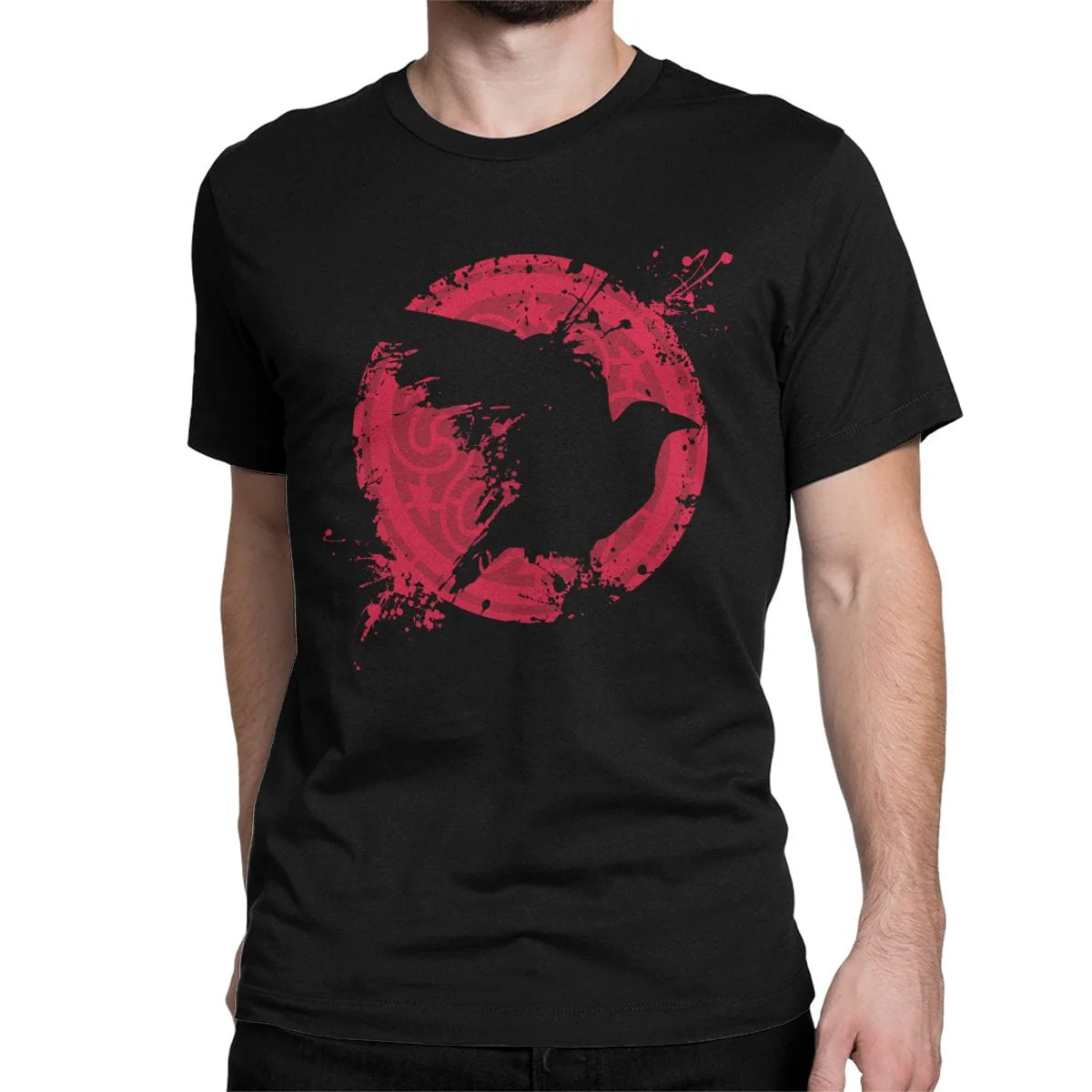 T-shirt Viking Hugin le Corbeau