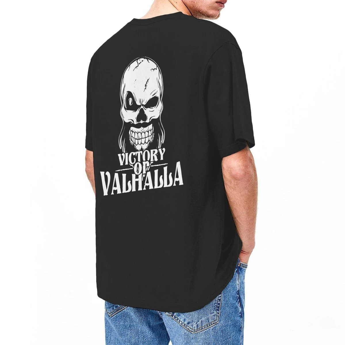 T-shirt Viking Victoire Ou Valhalla