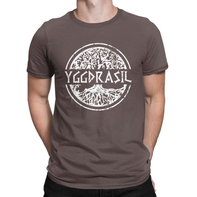 T-shirt Viking Yggdrasil Immortel